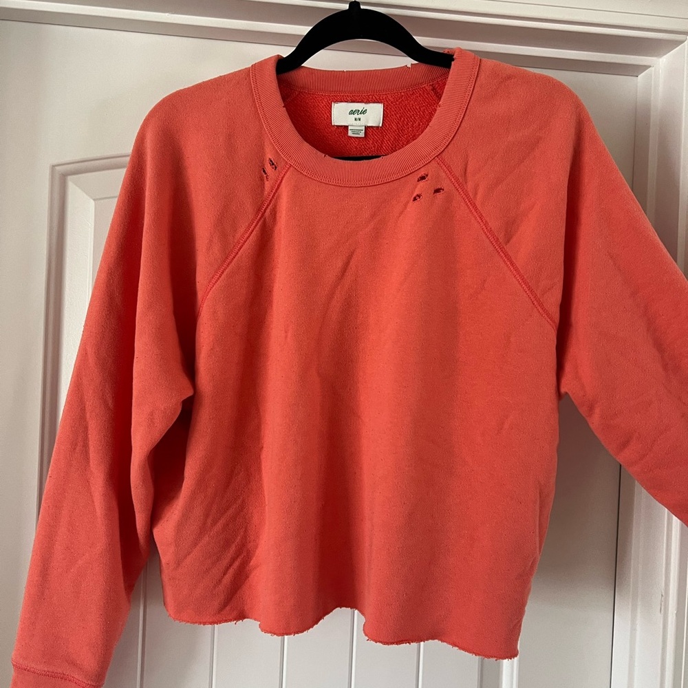 Coral Sweatshirt by Aerie